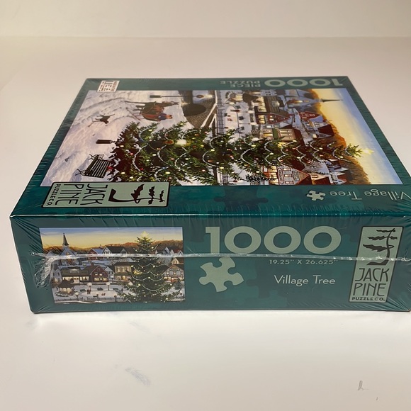 Jack Pine Puzzle Village Tree 1000 Pieces, NEW - Picture 11 of 11